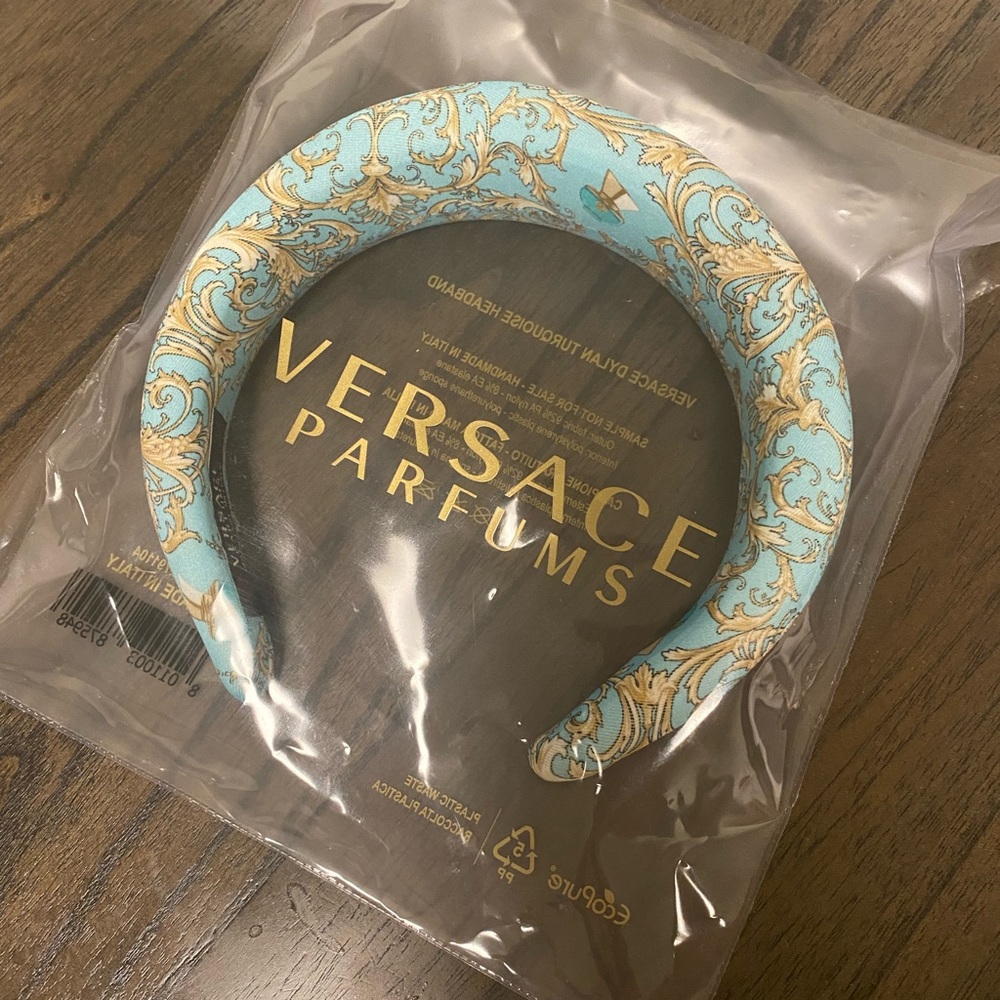 Versace Dylan turquoise headband